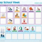 My Busy School Week Magnetic Chart-0