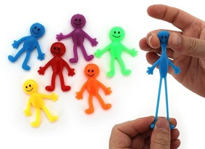 Sticky Stretchy Mini Smiley Man - One Stop Sensory Shop